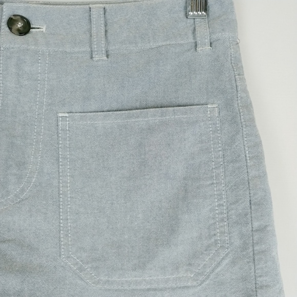 A.P.C. Rue Madame Paris Lt. Blue Cotton Shorts - Picture 7 of 7